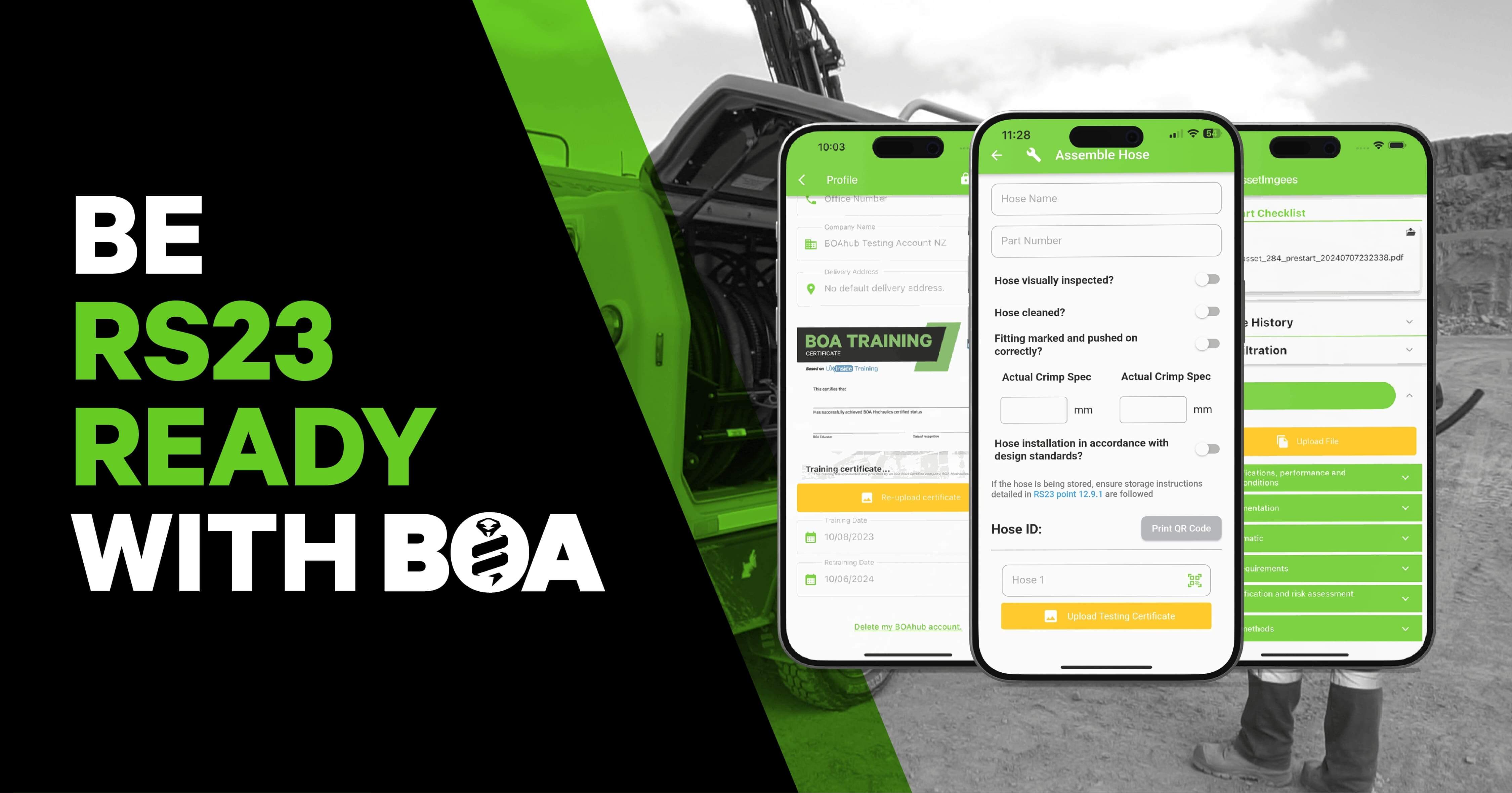 Be Recognised Standard 23 with the BOAhub